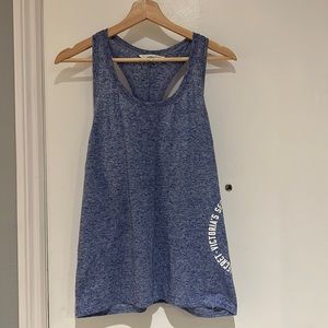 Victoria’s Secret Women’s Large Racerback Tank Top in Heather Blue